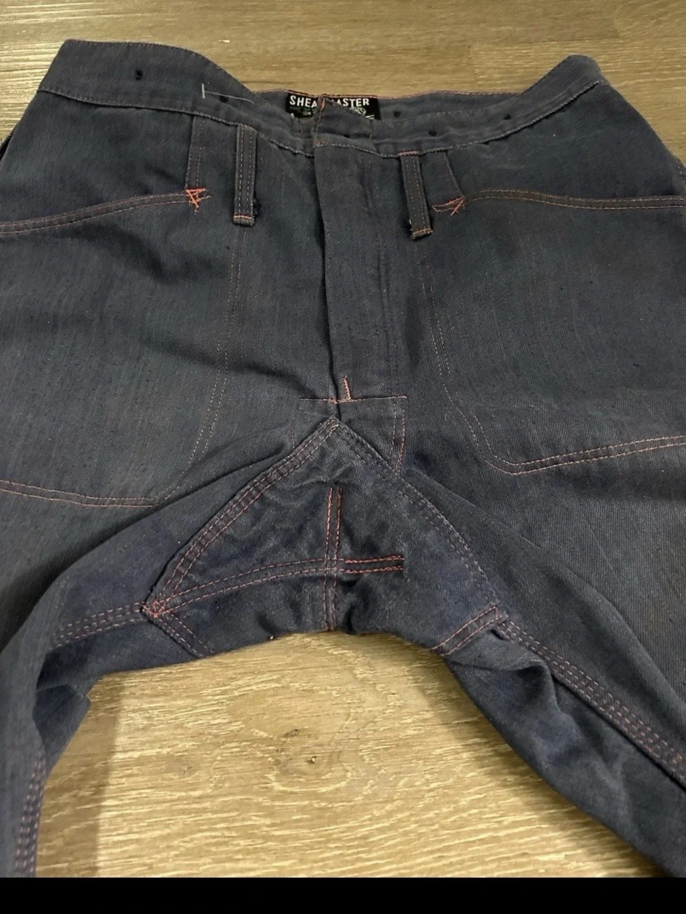VTG Milro Shearmaster Ironbark Denim Sheep Shearing Jeans Dead Stock Size 34/28